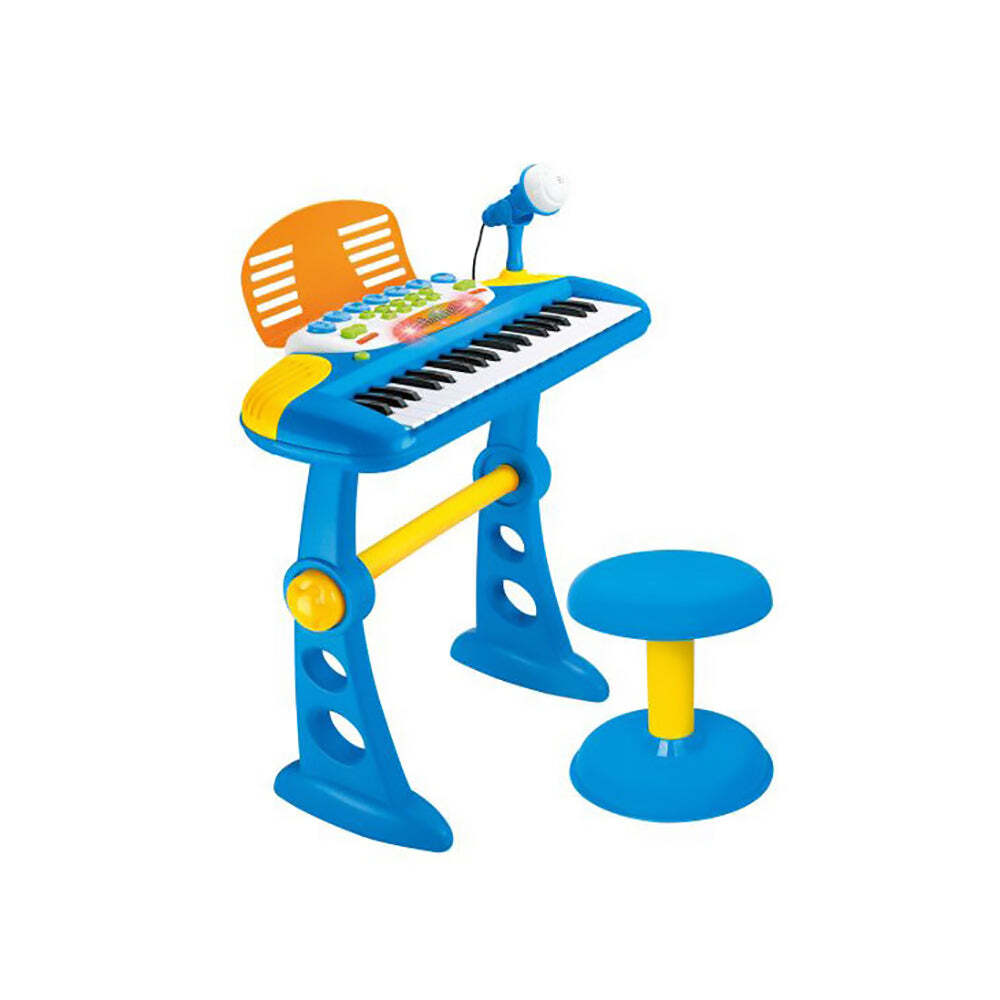Children's Electronic Keyboard with Stand (Blue) Musical Instrument Toy Main image