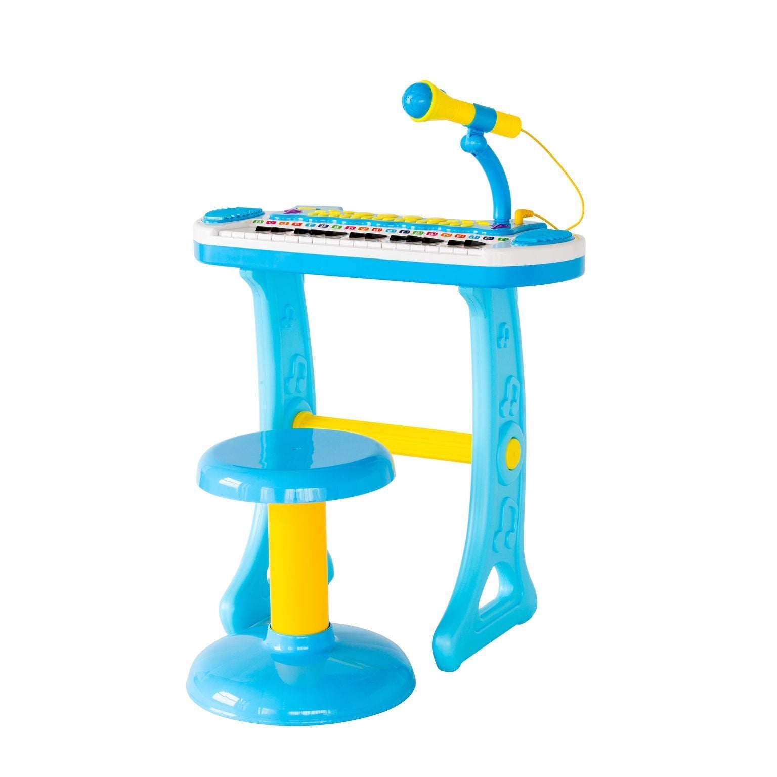 Children's Electronic Keyboard with Stand (Blue) Musical Instrument Toy Main image