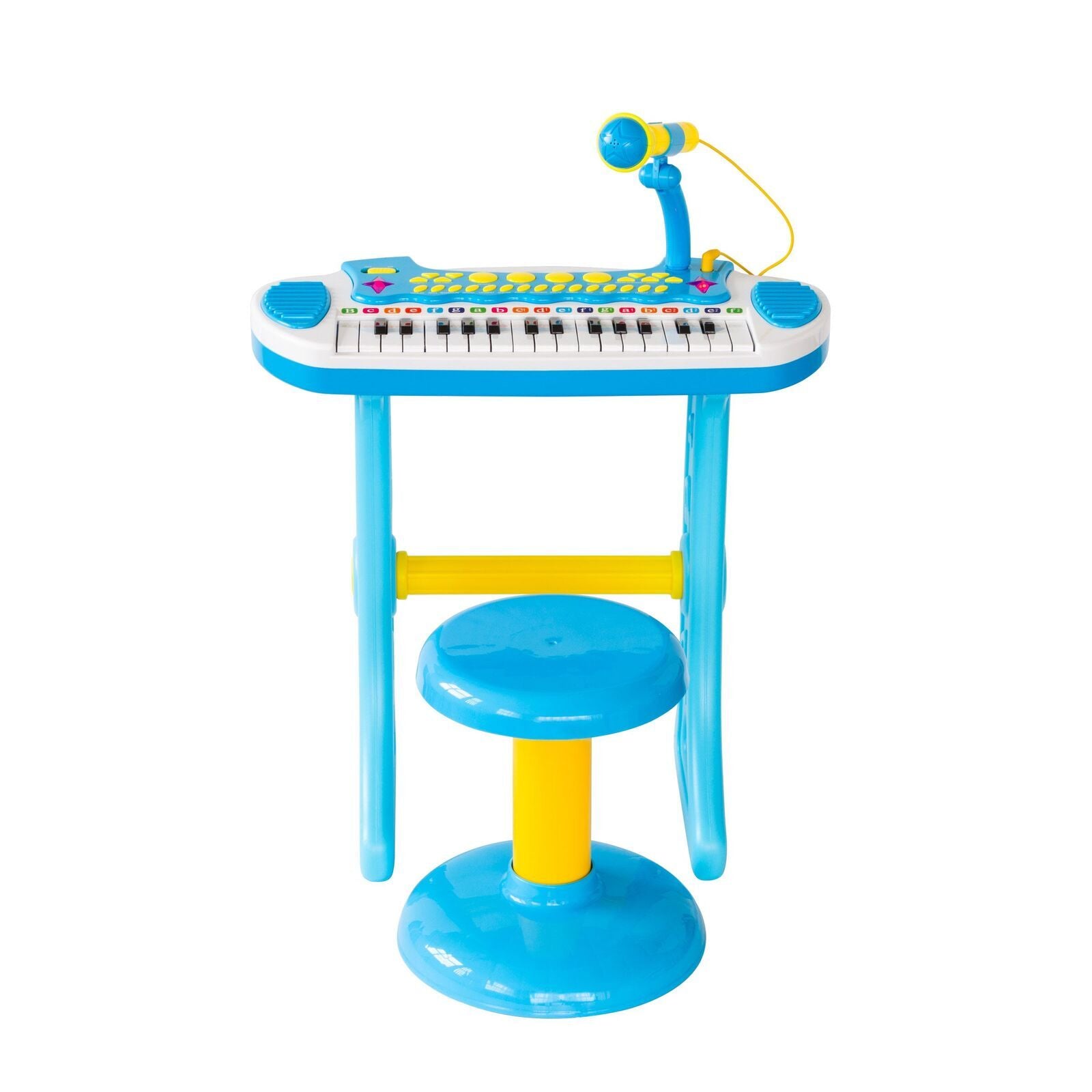 Children's Electronic Keyboard with Stand (Blue) Musical Instrument Toy Secondary image