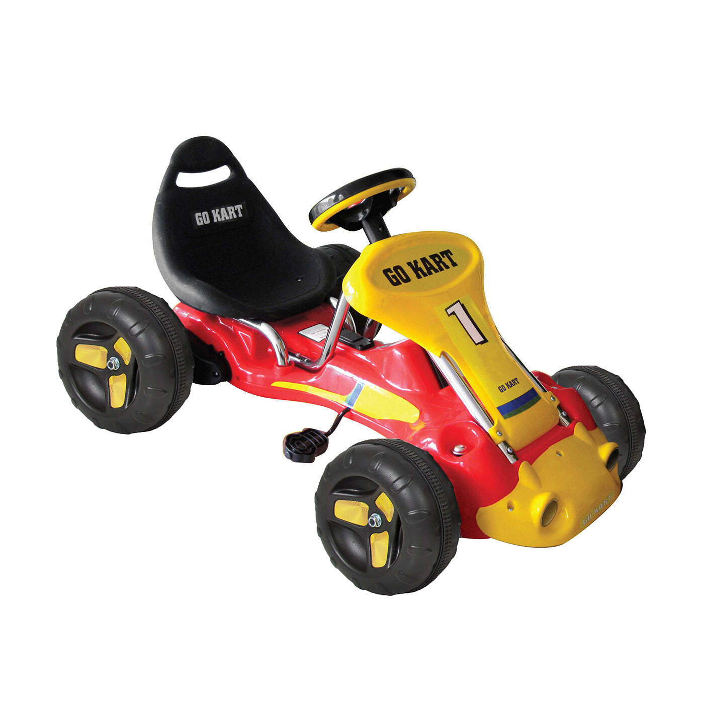 Pedal Powered Go-Kart for Children (Red) Ride & Steer/ 4-Wheel Vehicle Main image