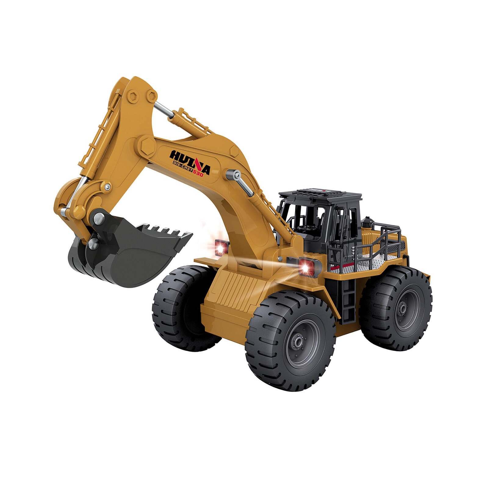 Remote Control Excavator Model Truck (6-Channel) w/ Driving Cab & Bucket Main image