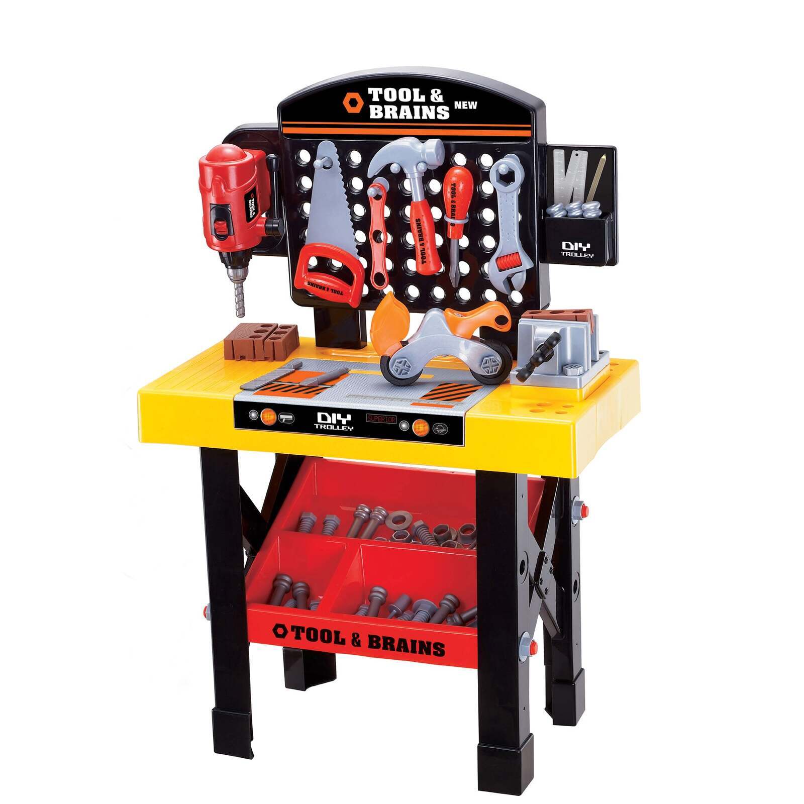 Children's Tool Workbench Playset w/ Toy Tools & Accessories Main image