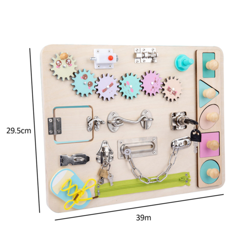 Sensory Toys Activity Board Educational Learning Toys Brain Games Preschool  AU Secondary image