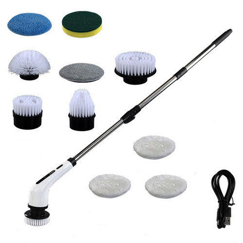 9in1 Electric Spin Scrubber Turbo Scrub Cleaning Brush Cordless Chargeable Tool Secondary image