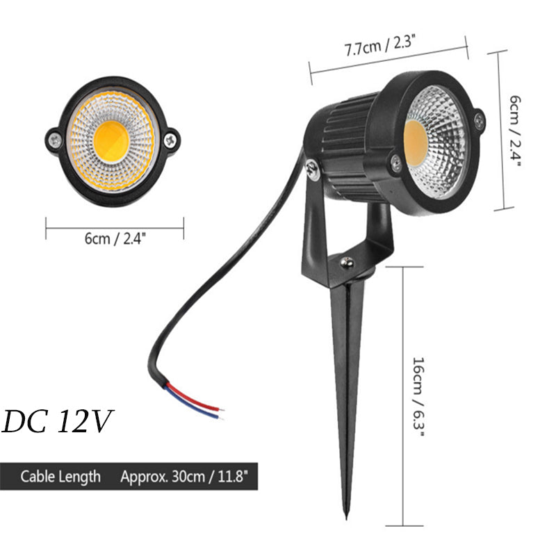 10X 12V LED waterproof Outdoor Garden Spotlights landscape light Lamp Yard Flood Secondary image