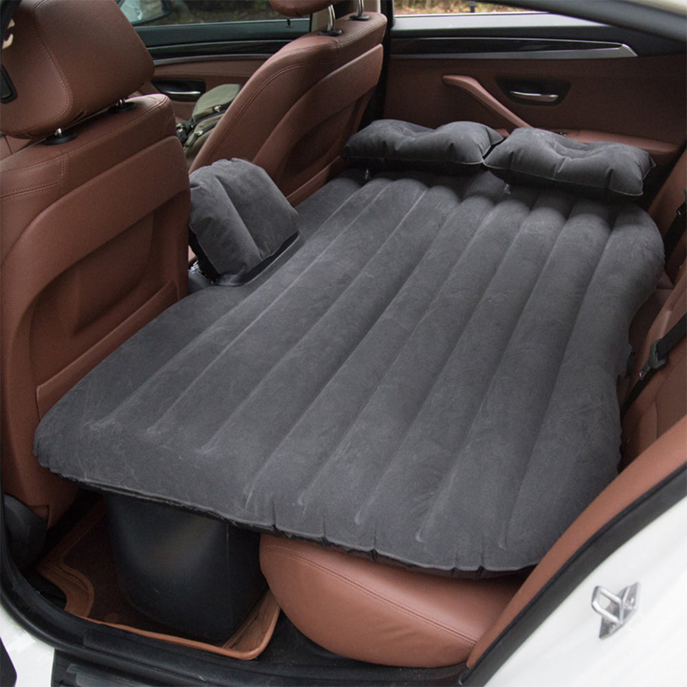 Inflatable Car Back Seat Mattress Portable Camping Travel Air Bed Main image