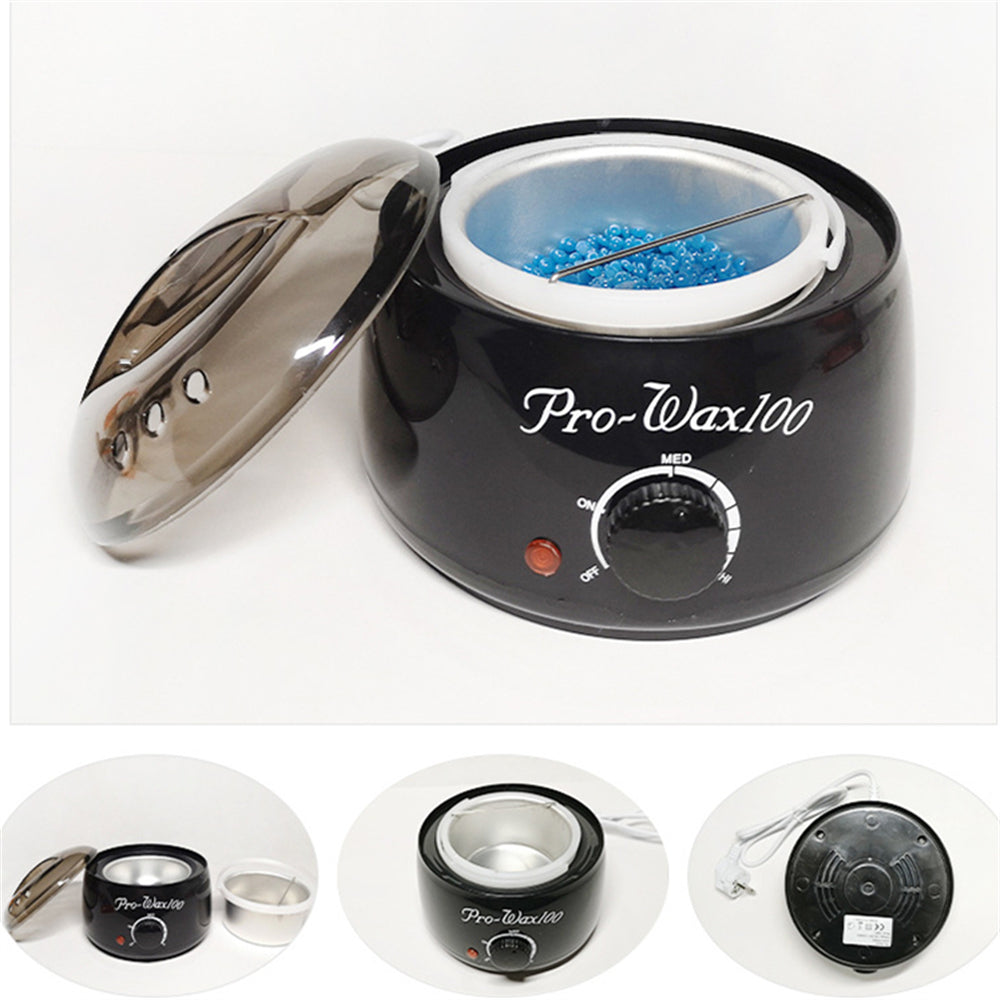 Wax Pot Heater 500ml Hard Wax Bean Removal kit Black Secondary image
