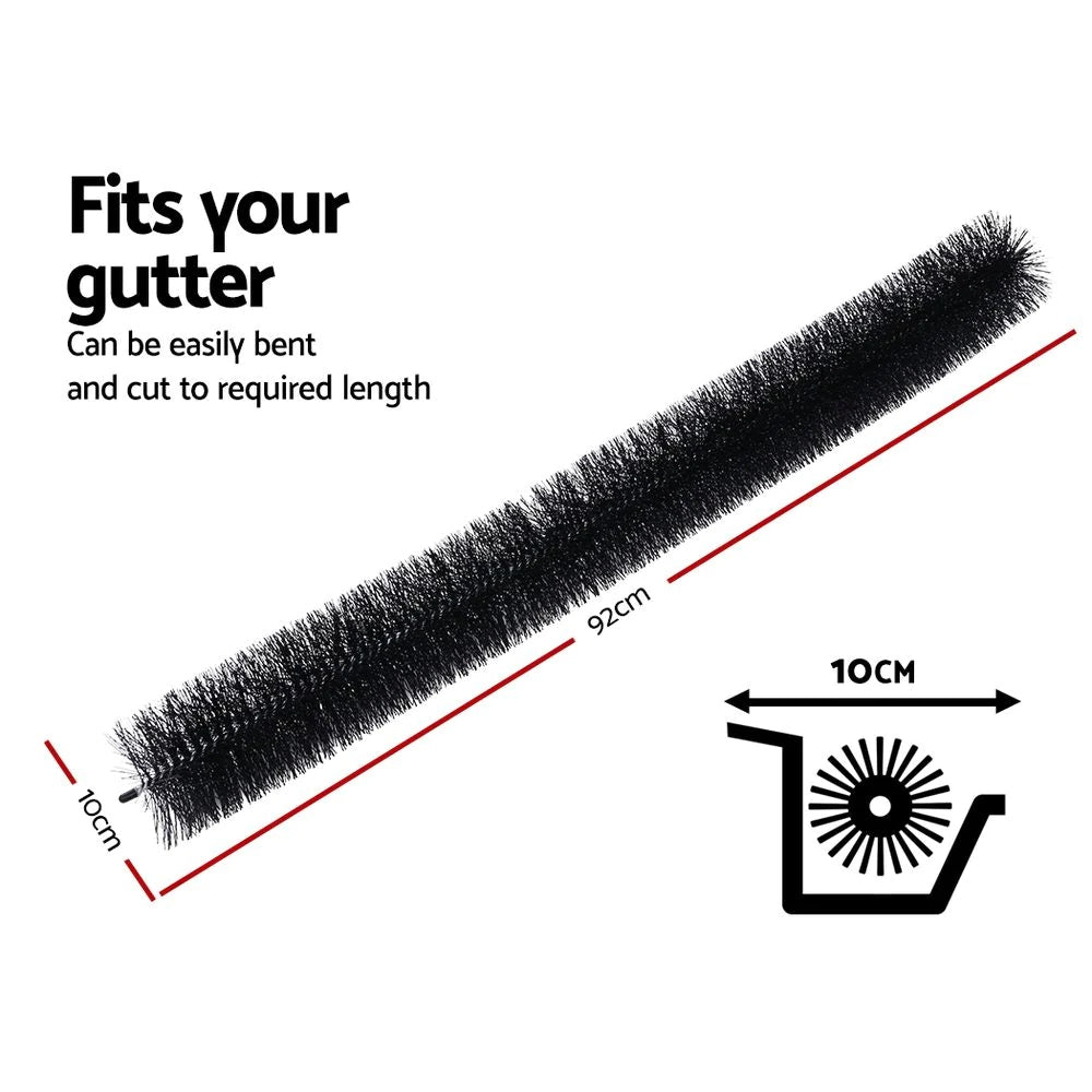 24Pcs 92x10cm Heavy Duty Gutter Brush Guard Length Leaf Twigs Filter Home Garden Secondary image