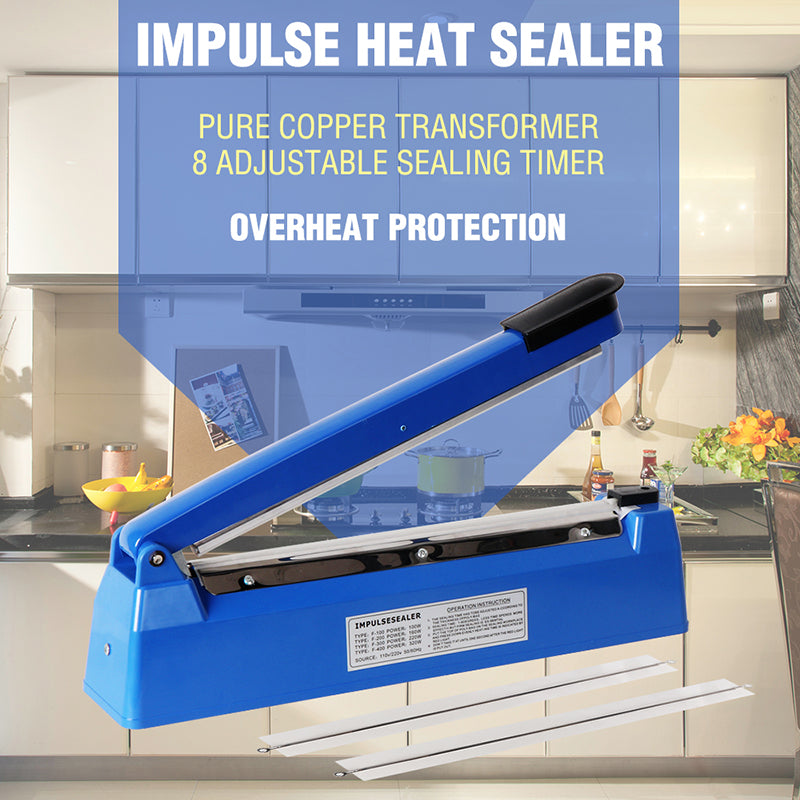 300mm Impulse Heat Sealer Sealing SAA Machine Electric Plastic Poly Bag Secondary image
