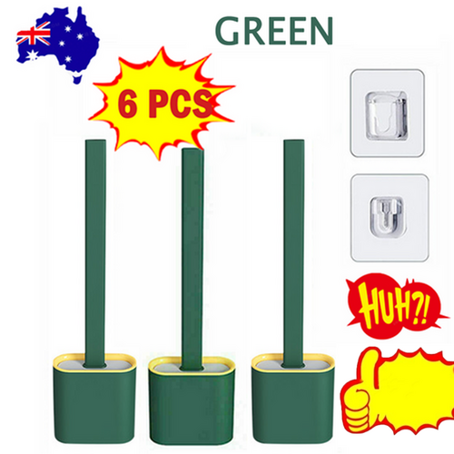 Bathroom Silicone Bristle Toilet Brush Creative Cleaning Flex Revolutionary Main image