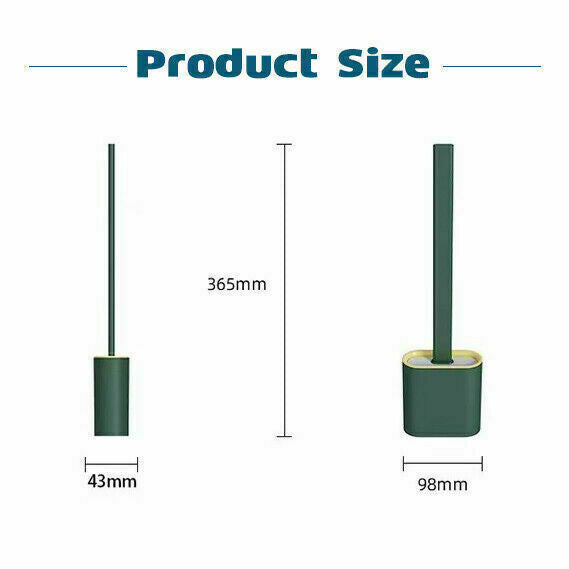 Bathroom Silicone Bristle Toilet Brush Creative Cleaning Flex Revolutionary Secondary image