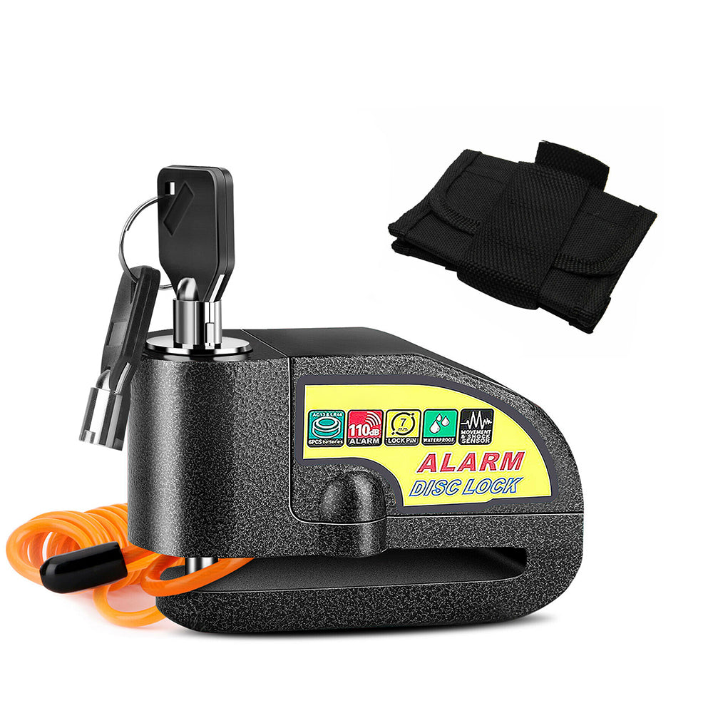 Motorcycle Alarm Disc Lock Brake Handlebar Throttle Grip Lock Bike Security Main image