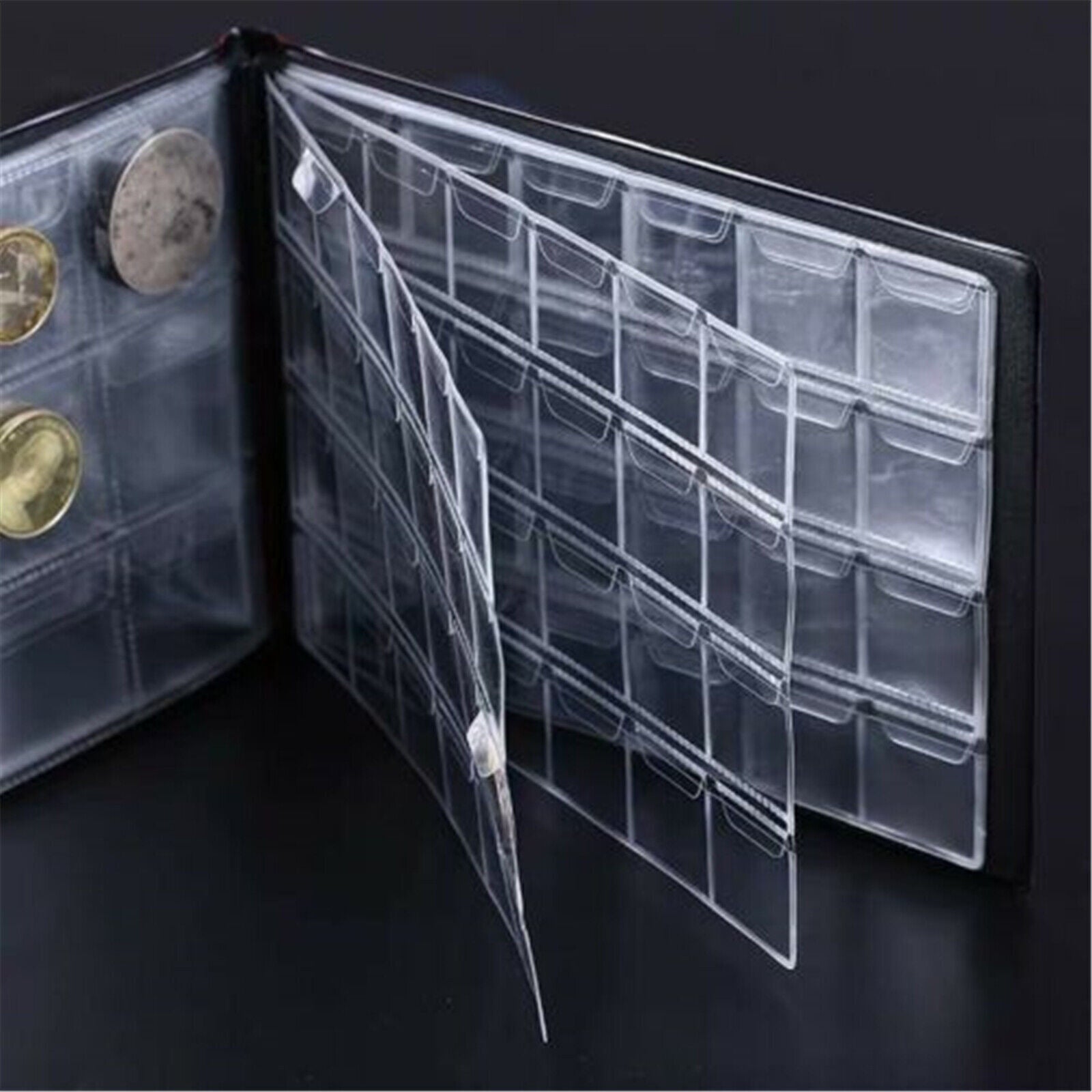 180 Coin Holder Collection Storage Collecting Money Penny Pockets Album Book AU Secondary image