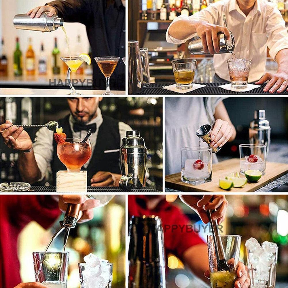 20Pcs Cocktail Shaker Set 750ml Martini Strainer Bartender Kit Bar Spirits Maker Main image