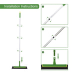 Green Floor Squeegee WiperBroom Floor Tile Cleaning Household Extendable Handle