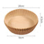 50PCS Round Brown Box Air Fryer Disposable Paper Liner Non-Stick Pan Parchment Baking Paper