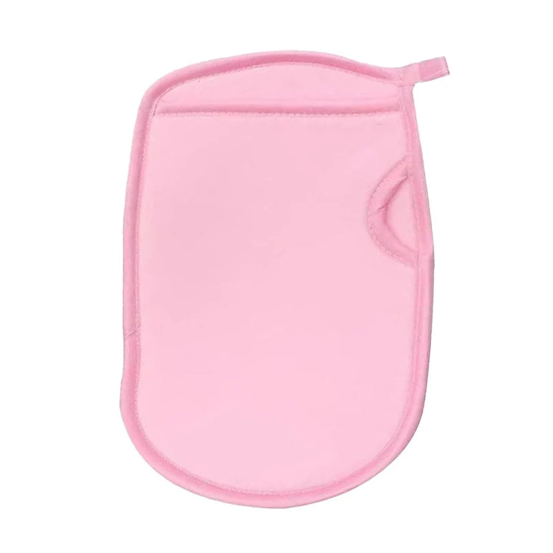 Pink universal Double-Side Super Soft Exfoliating Bath Mitt Shower Gloves Body Clean Secondary image