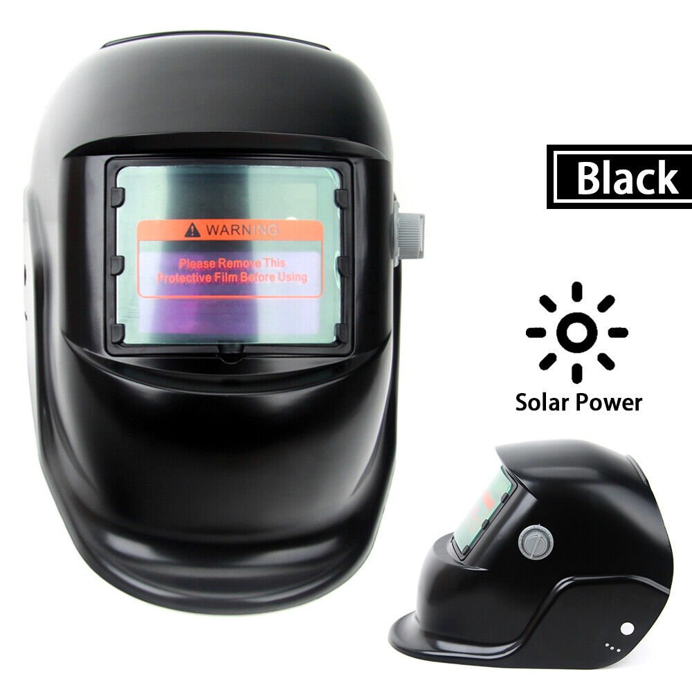 Black Solar Welding Helmet Auto Darkening Welder Soldering Lens ARC TIG MIG MAG Mask Main image