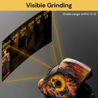 Black Solar Welding Helmet Auto Darkening Welder Soldering Lens ARC TIG MIG MAG Mask