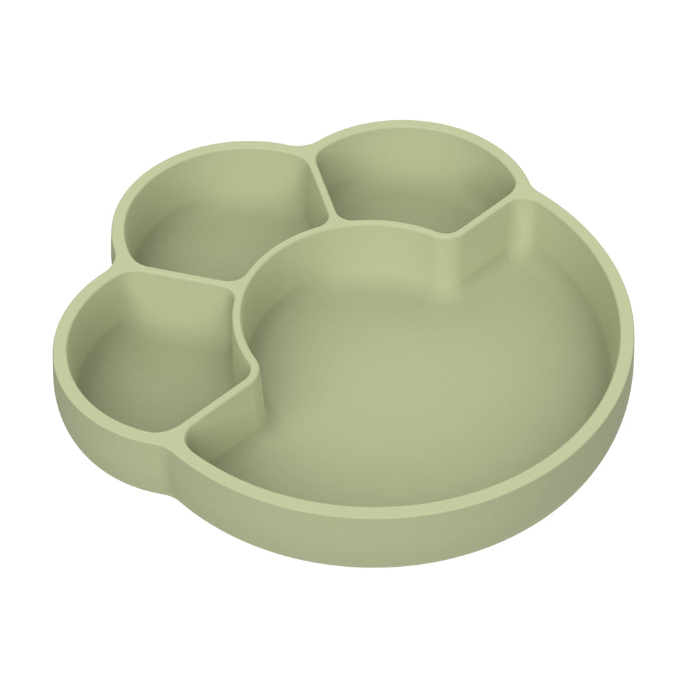 Remi Silicone Divider Plate - Avocado Cream Secondary image