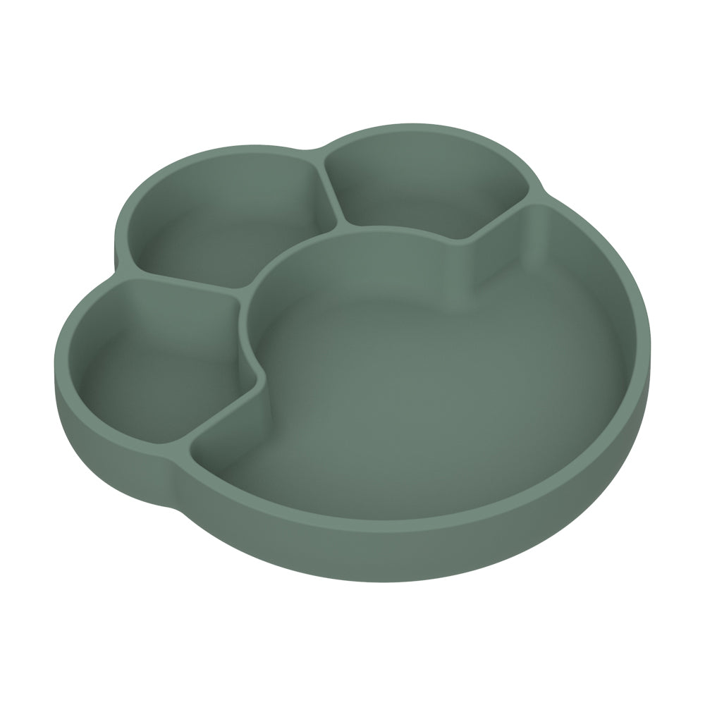 Remi Silicone Divider Plate - Olive Green Secondary image