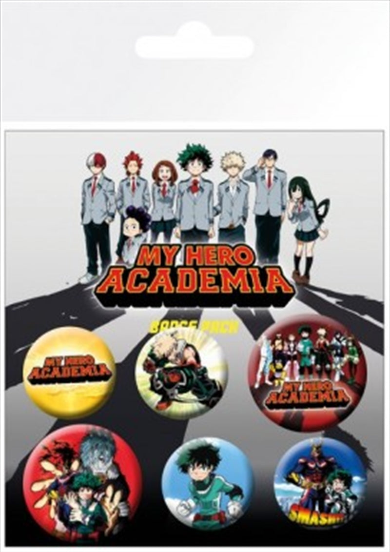 My Hero Academia Mix Badge 6 Pack Main image