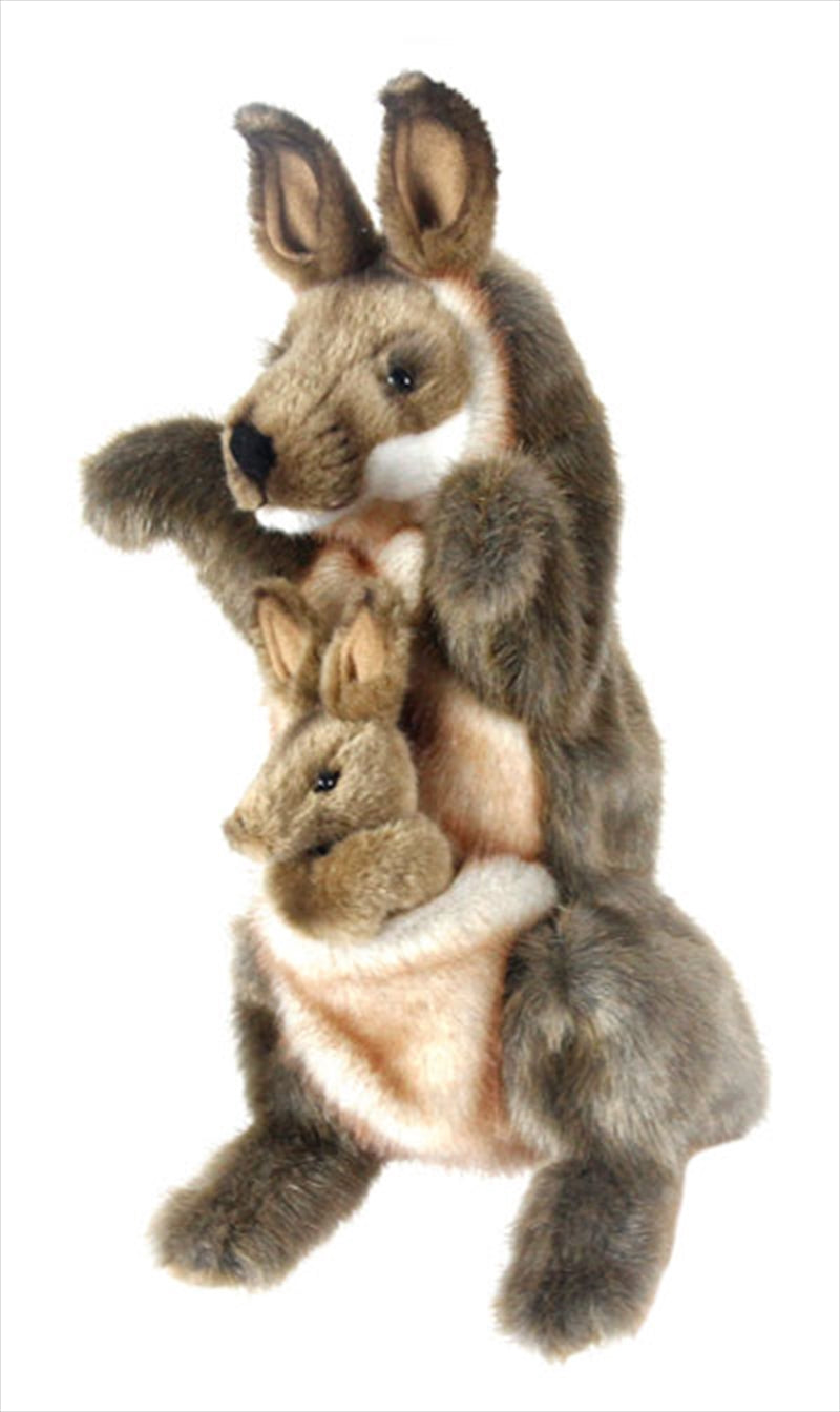Kangaroo And Joey Puppet 29cm Main image
