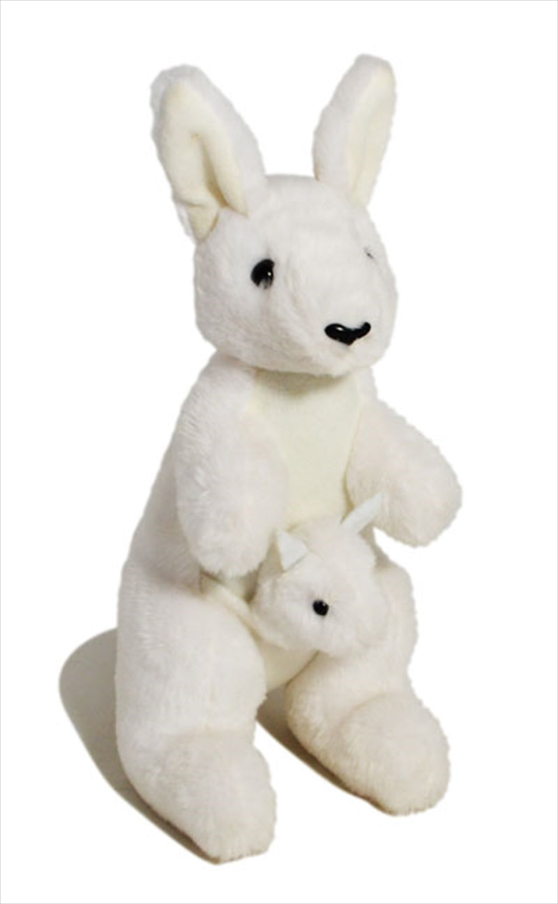 26cm Kangaroo W/Joey White Main image