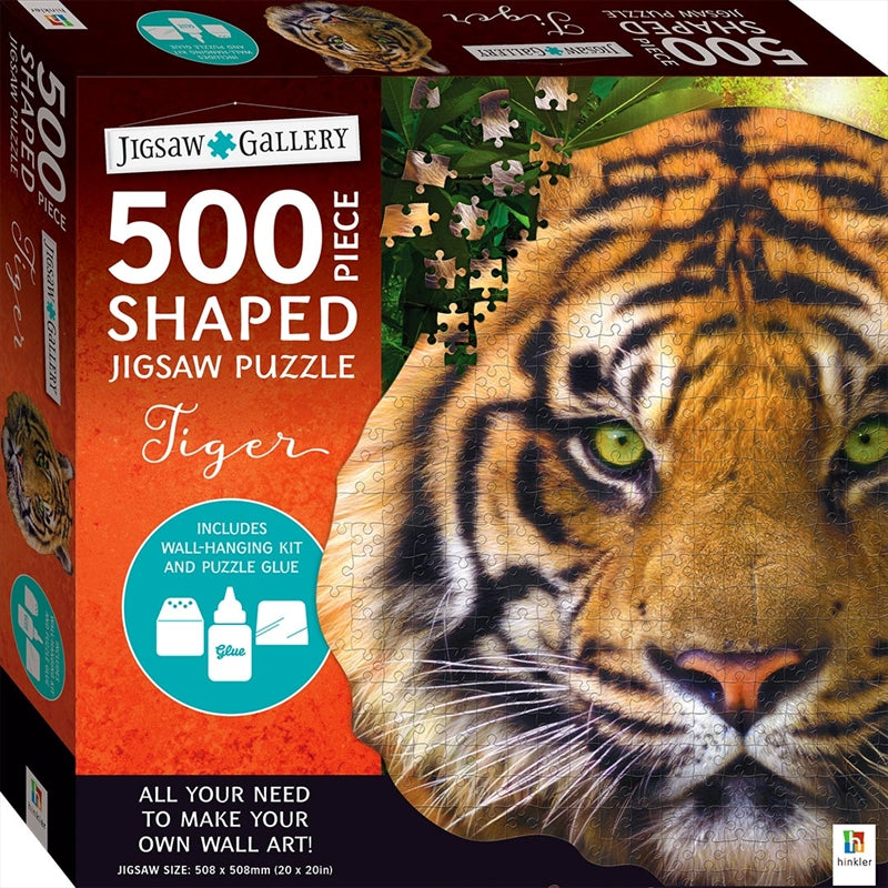 Tiger 500 Piece Shaped Jigsaw Puzzle Main image