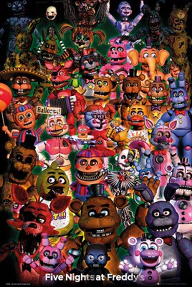 Five Nights At Freddys - Ultimate Group Poster Main image
