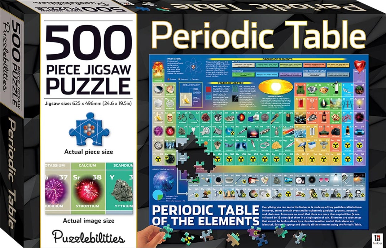 Periodic Table 500-piece Jigsaw Puzzle Main image
