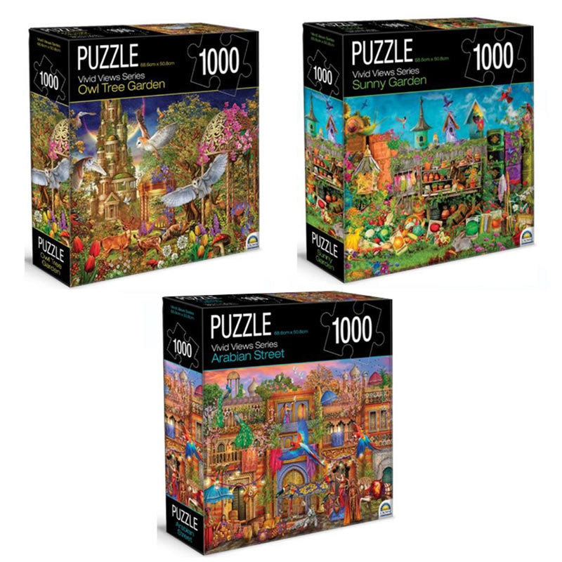 Vivid Views Series Assorted - Crown 1000 Piece Puzzle (SELECTED AT RANDOM) Main image