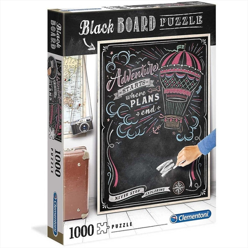 Blackboard Travel 1000 Piece Puzzle Main image