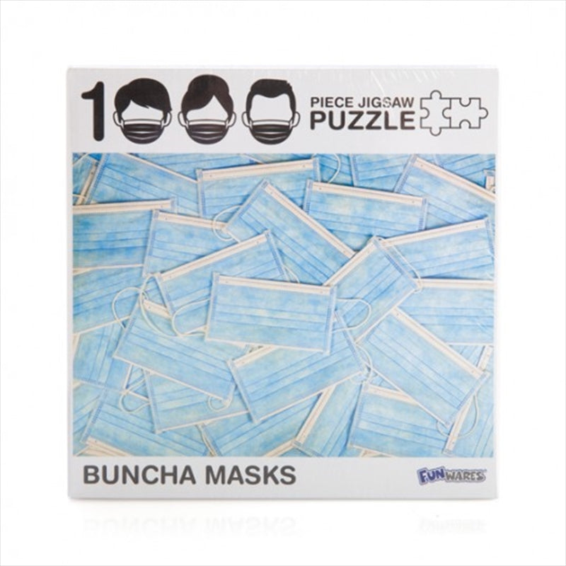 Buncha Masks 1000 Piece Jigsaw Puzzle Main image