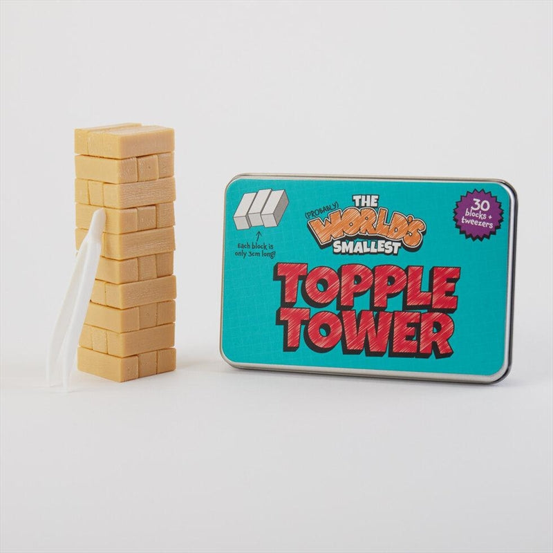 Worlds Smallest Topple Tower Main image