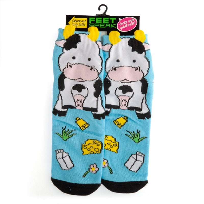 Cow Feet Speak Socks Main image