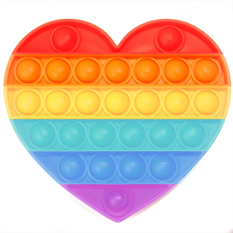 Rainbow Heart Push And Pop Main image