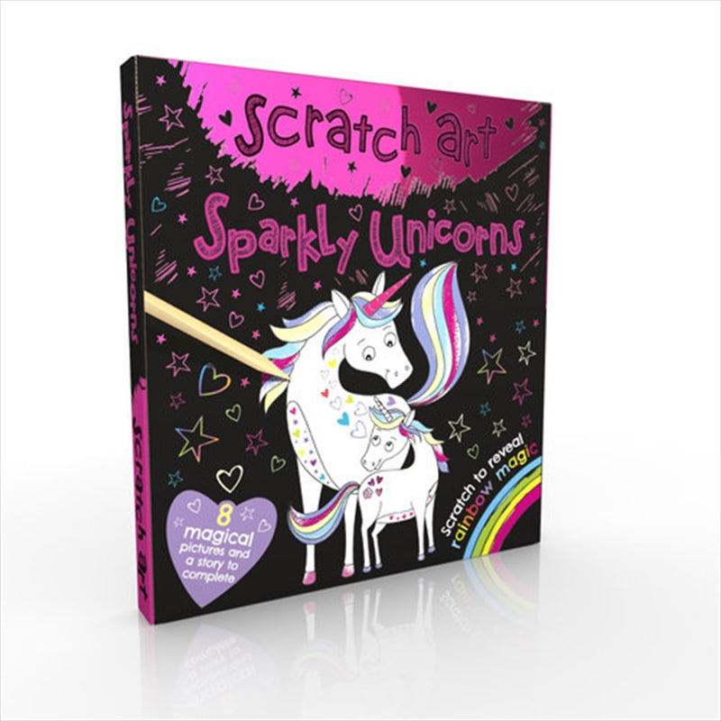 Scratch Art Fun Mini Sparkly Unicorns Main image