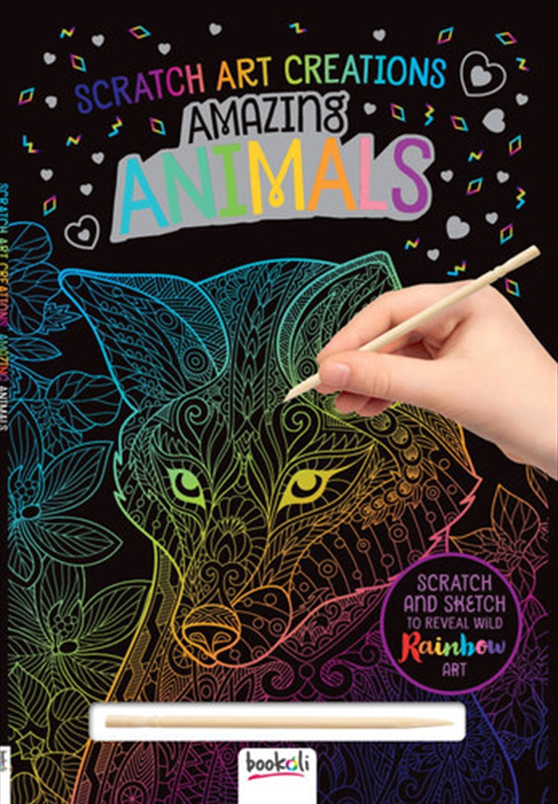 Scratch Art Creations: Amazing Animals Main image