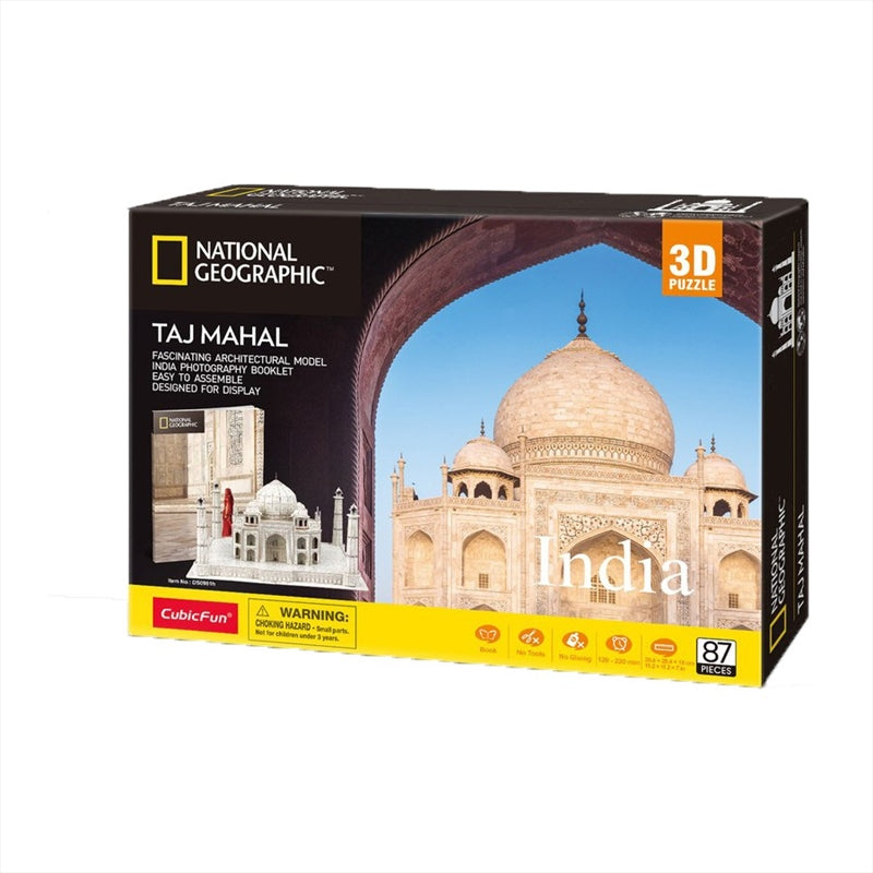 National Geographic - India Taj Mahal 3D Puzzle 87 Piece Main image