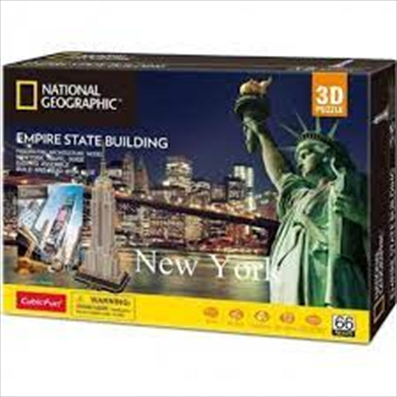 National Geographic - New York Empire State Building Puzzle  66 Piece Main image