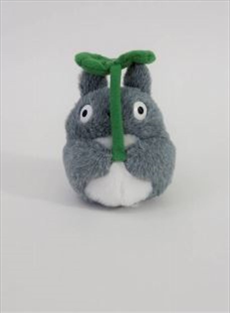 Studio Ghibli Plush: My Neighbor Totoro - Fluffy Totoro Beanbag with Leaf Main image
