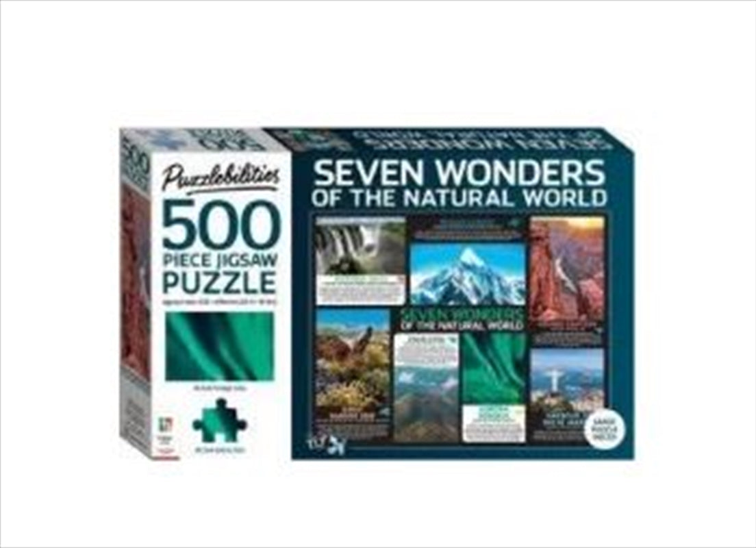 Seven Wonders Of The Natural World 500 Piece Puzzle Main image