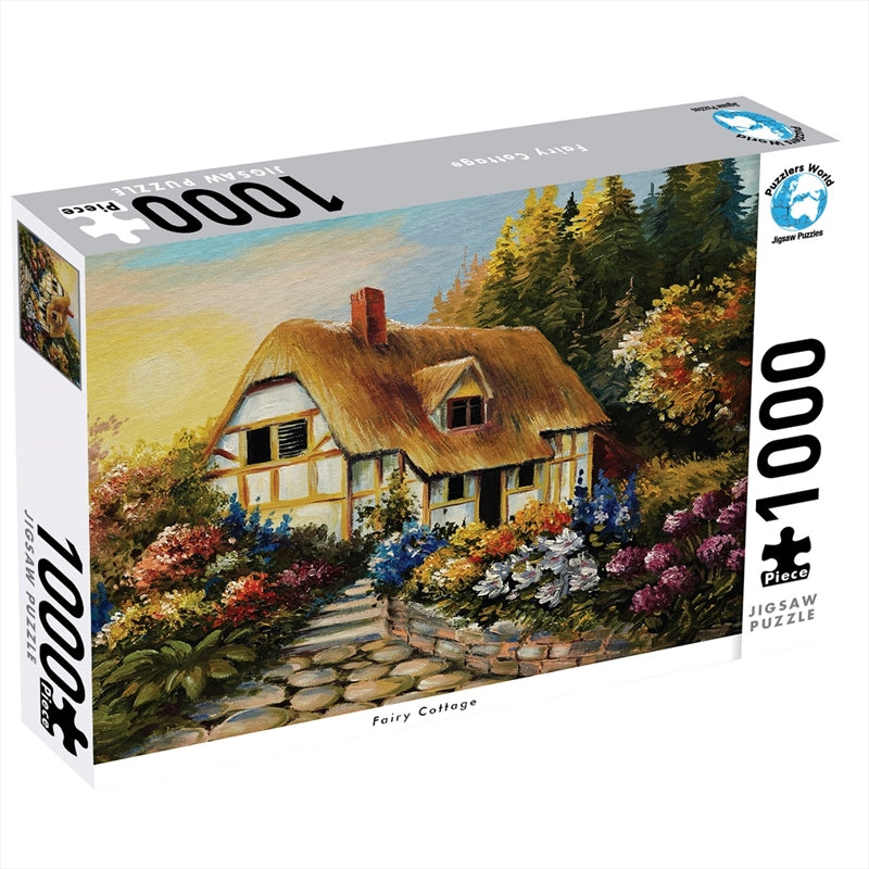 Puzzlers World 1000 Piece Fairy Cottage Puzzle Main image