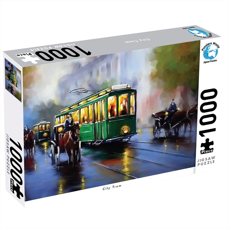 Puzzlers World 1000 Piece City Tram Main image