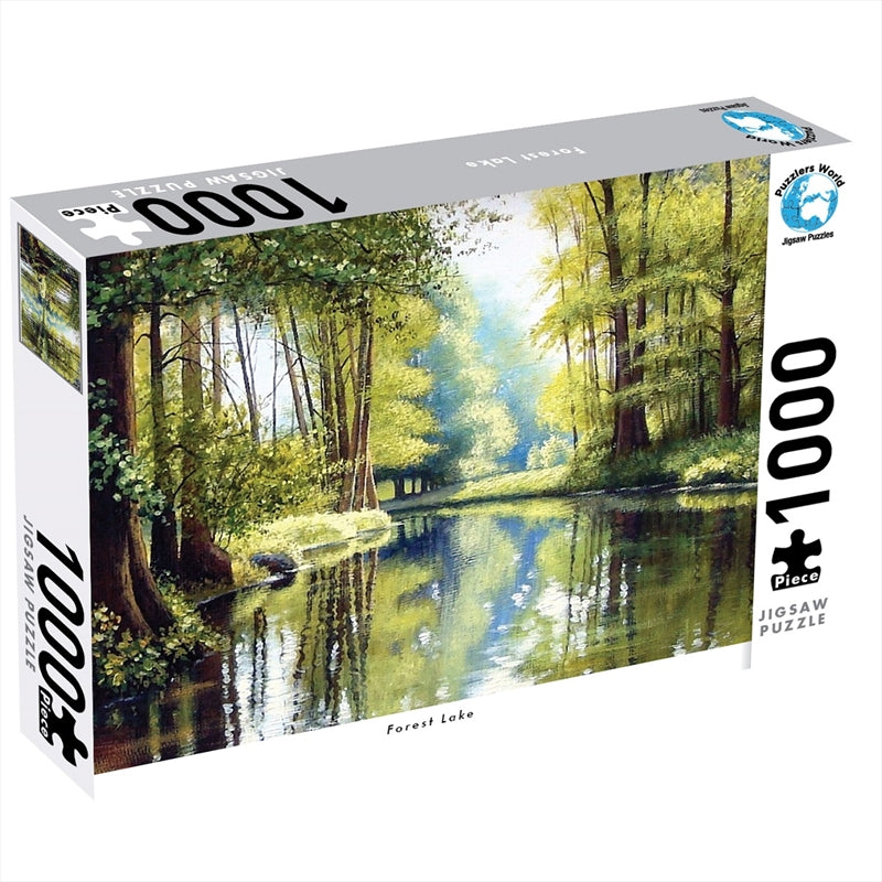 Puzzlers World - 1000 Piece Forest Lake Puzzle Main image