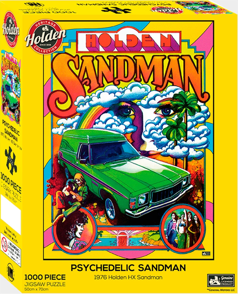 Holden 1000 Piece Puzzle - Psychedelic Panel Van Art Main image