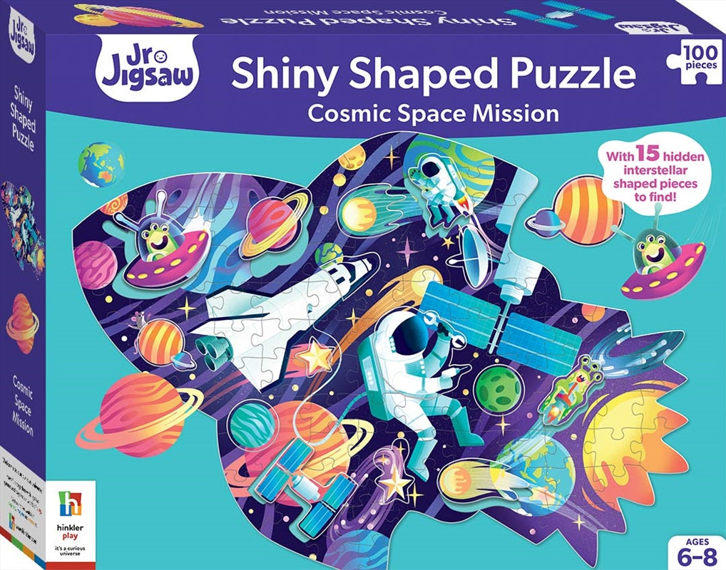 Cosmic Space Mission Shiny Shaped Puzzle Main image