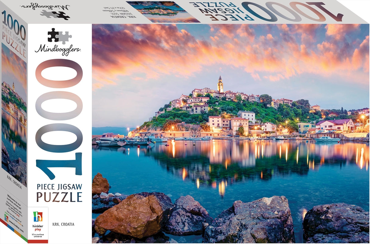 Mindbogglers 1000pc Jigsaw: Krk, Croatia Main image