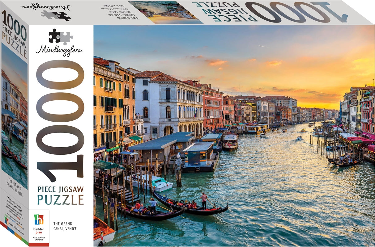 Mindbogglers 1000pc Jigsaw: The Grand Canal, Venice Main image